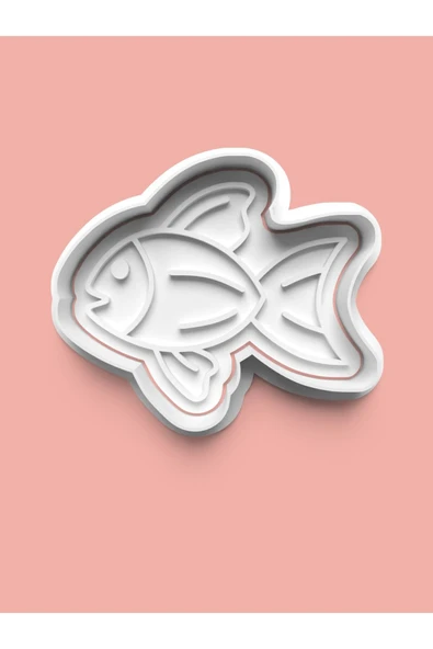 Balık Kurabiye Kalıbı Ve Şeker Hamuru Kalıbı ürün görseli