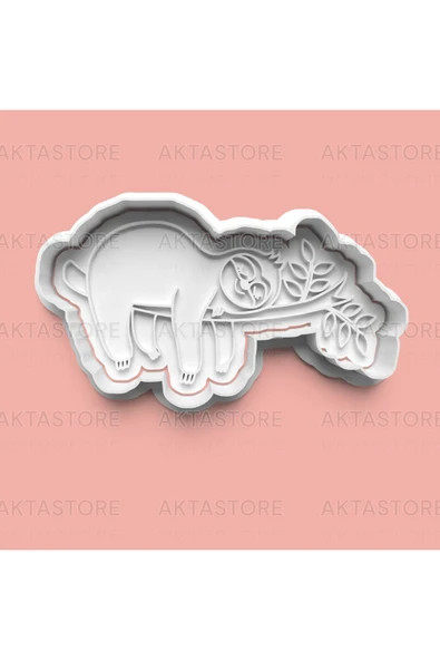 Tembel Hayvan Kurabiye Kalıbı Ve Şeker Hamuru Kalıbı ürün görseli