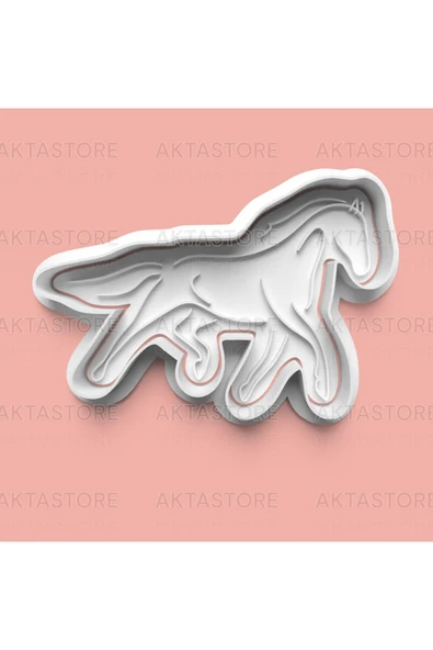 Koşan At Figürlü Kurabiye Kalıbı Ve Şeker Hamuru Kalıbı ürün görseli