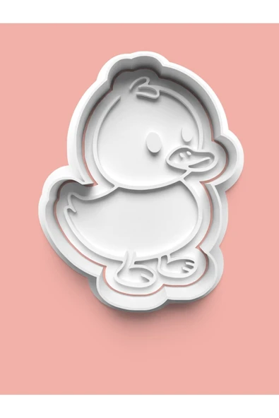 Minik Ördek Kurabiye Kalıbı Ve Şeker Hamuru Kalıbı ürün görseli