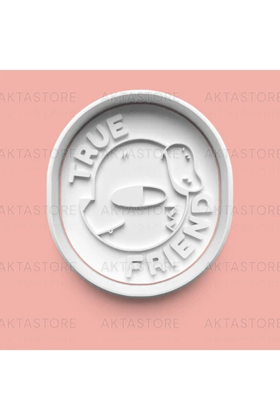 Gerçek Arkadaş - Dost Figürü Kurabiye Kalıbı Ve Şeker Hamuru Kalıbı ürün görseli