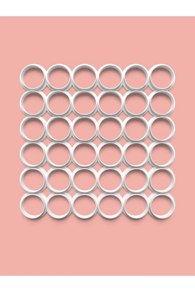 Çoklu Kesici Yuvarlak Kurabiye Kalıbı Ve Şeker Hamuru Kalıbı 3 Cm ürün görseli