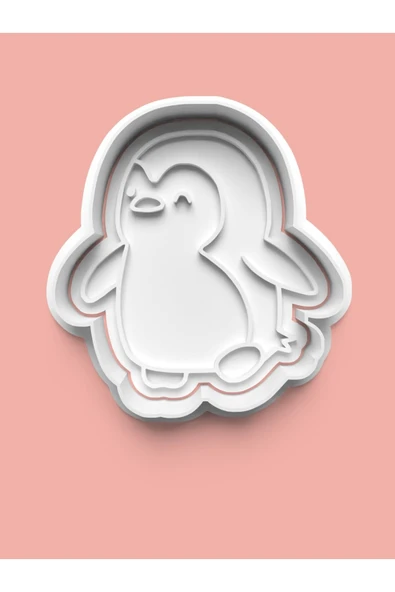 Penguen Figürü Kurabiye Kalıbı Ve Şeker Hamuru Kalıbı ürün görseli