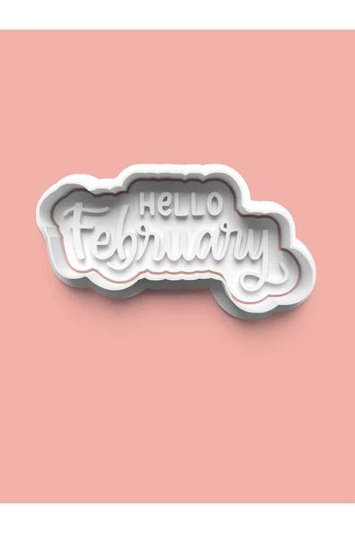 February Kurabiye Kalıbı Ve Şeker Hamuru Kalıbı ürün görseli