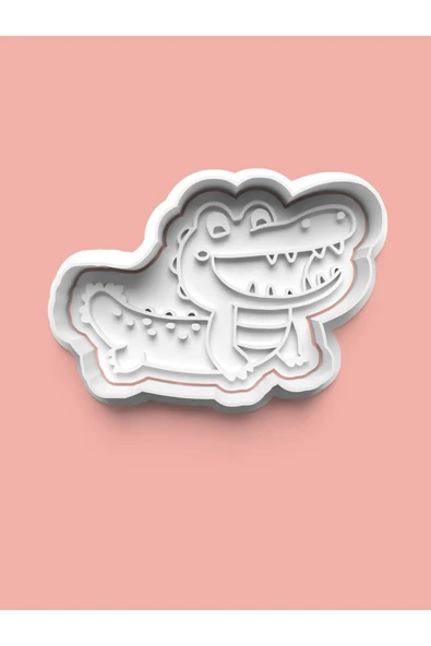 Timsah Figürü Kurabiye Kalıbı Ve Şeker Hamuru Kalıbı ürün görseli