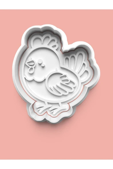 Tavuk Figürü Kurabiye Kalıbı Ve Şeker Hamuru Kalıbı ürün görseli