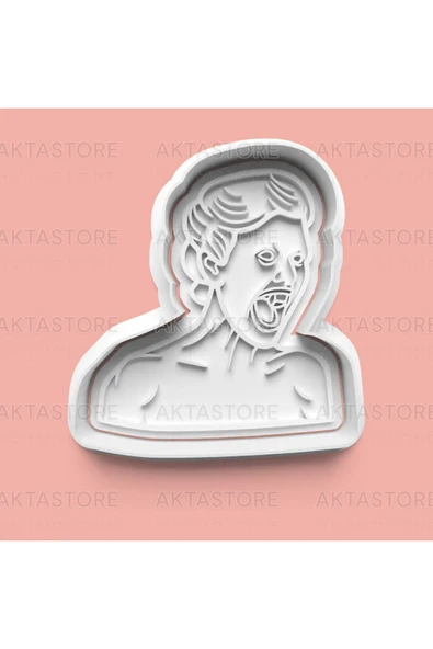 Korkunç Surat Figürlü Kurabiye Kalıbı Ve Şeker Hamuru Kalıbı ürün görseli