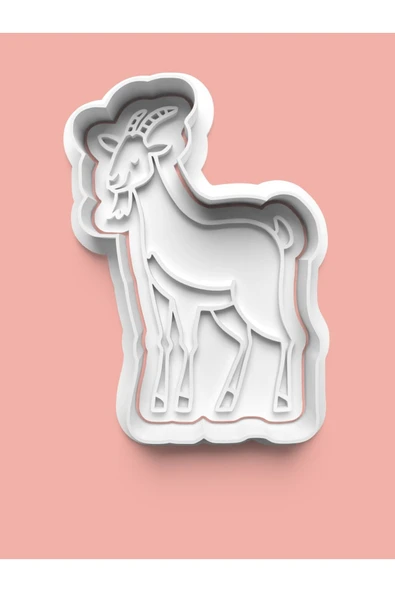 Keçi Figürü Kurabiye Kalıbı Ve Şeker Hamuru Kalıbı ürün görseli