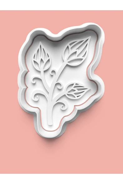 Bahar Çiçeği 12.model Kurabiye Kalıbı Ve Şeker Hamuru Kalıbı ürün görseli