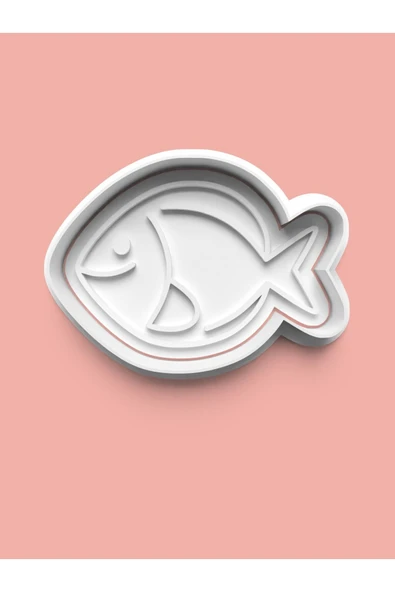 Balık Kurabiye Kalıbı Ve Şeker Hamuru Kalıbı ürün görseli