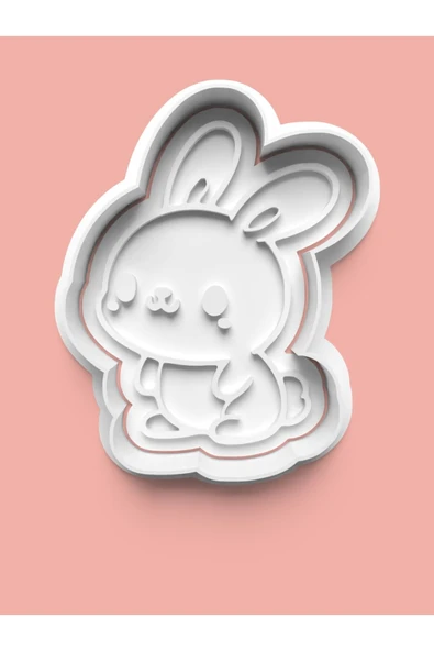 Minik Tavşancık Kurabiye Kalıbı Ve Şeker Hamuru Kalıbı ürün görseli