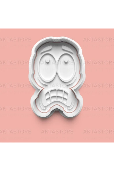 Üzgün Surat Kurabiye Kalıbı Ve Şeker Hamuru Kalıbı ürün görseli