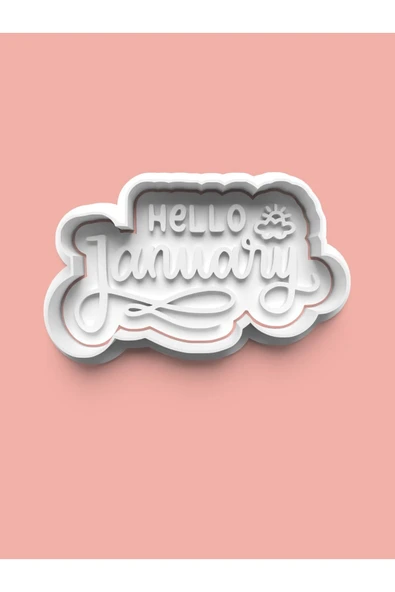 January Kurabiye Kalıbı Ve Şeker Hamuru Kalıbı ürün görseli