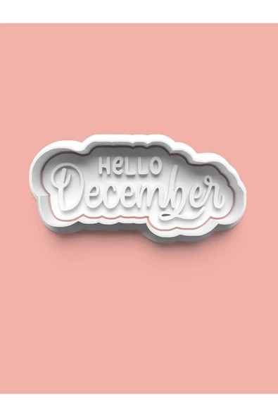 December Kurabiye Kalıbı Ve Şeker Hamuru Kalıbı ürün görseli