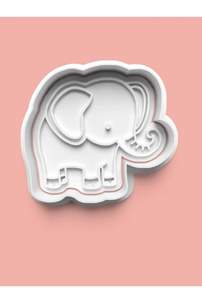 Fil Figürü Kurabiye Kalıbı Ve Şeker Hamuru Kalıbı ürün görseli
