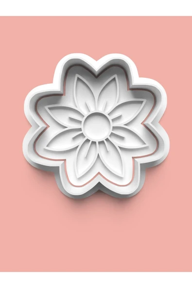 Bahar Çiçeği 1.model Kurabiye Kalıbı Ve Şeker Hamuru Kalıbı ürün görseli