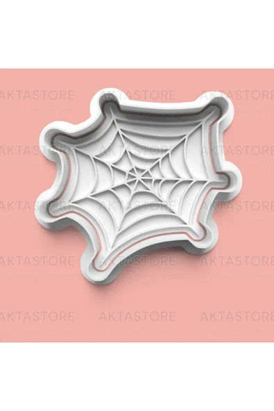 Örümcek Ağı Kurabiye Kalıbı Ve Şeker Hamuru Kalıbı ürün görseli