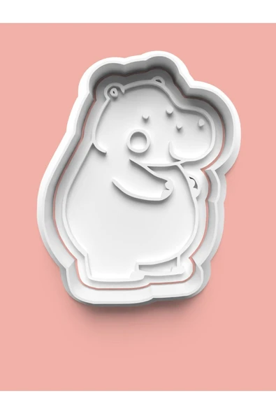 Su Aygırı Figürü Kurabiye Kalıbı Ve Şeker Hamuru Kalıbı ürün görseli