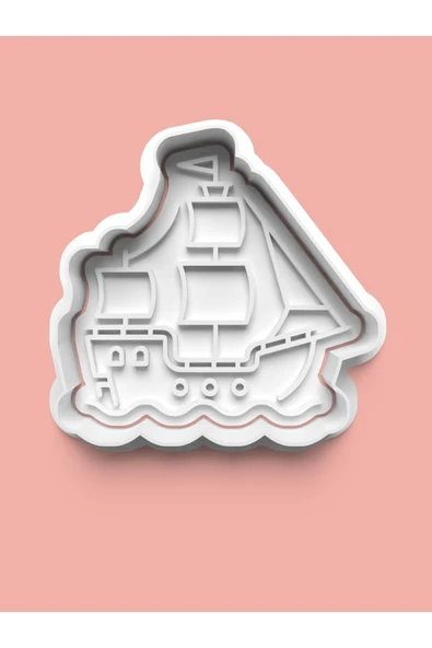 Korsan Teması Kurabiye Kalıbı Ve Şeker Hamuru Kalıbı ürün görseli