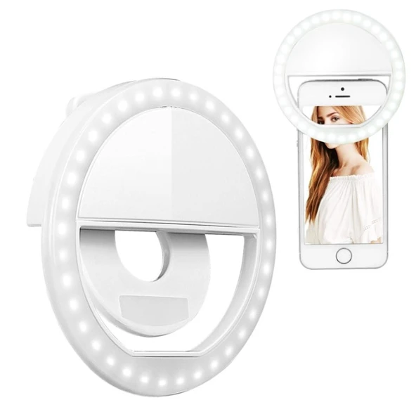 Şarjlı Ledli Telefon Selfie Işığı - 1