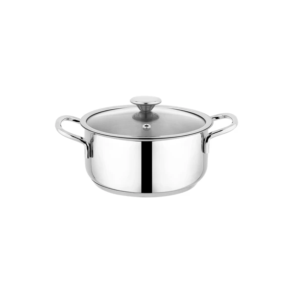 Schafer Steel Storm Çelik Tencere Seti 8 Parça-Inox - 4