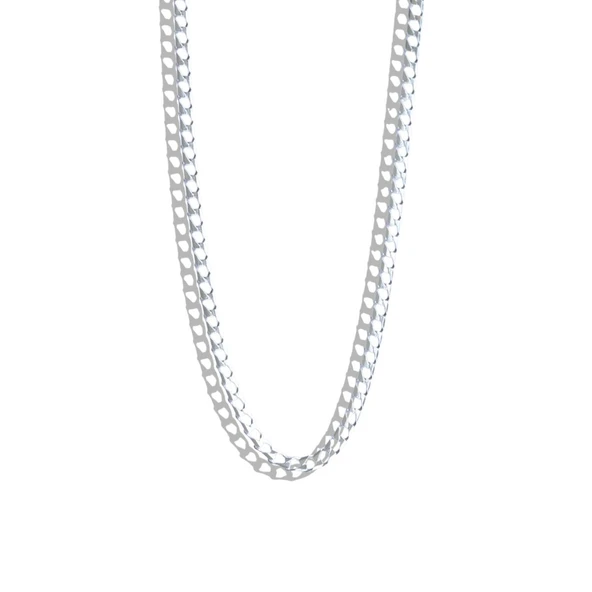 Kare Gurmet 3mm 65cm Gümüş Zincir - Resim 5
