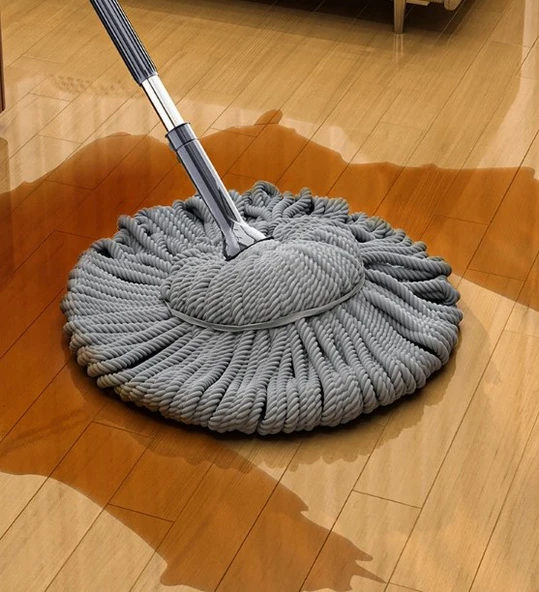 Kendinden Sıkmalı Bükümlü Mop Paspas Yedekli - 3