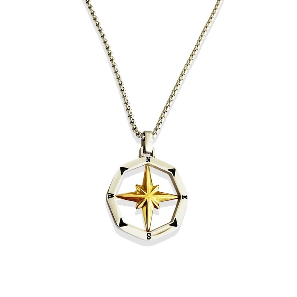 ARS-K020 Erkek Çelik Kolye ürün görseli 1