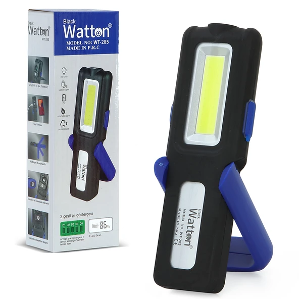 IŞIK SEVİYESİ AYARLANABİLİR ÇALIŞMA LAMBASI WATTON WT-285 - Resim 3