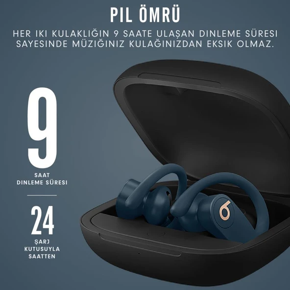 Beats Powerbeats Pro Totally Wireless Kulak İçi Lacivert Bluetooth Kulaklık - 6