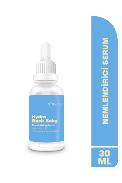 SHE VEC HYDRA BACK BABY - Hyaluronik Asit Yoğun Nemlendirici ve Dolgunlaştırıcı Cilt Serumu 30ml