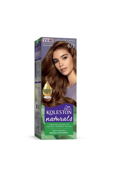 Wella Koleston Naturals Saç Boyası 6/7 Çikolata Kahve 2 Adet - 6