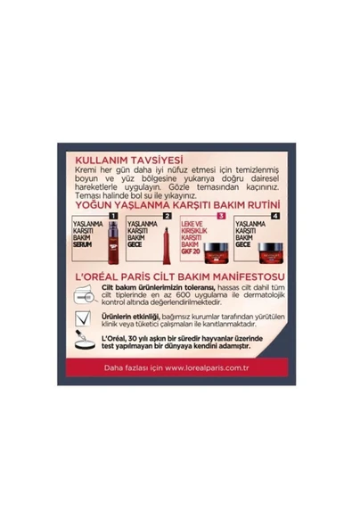 L'Oreal Paris Revitalift Lazer X3 Leke ve Kırışıklık Karşıtı Bakım GKF25 SPF25 - 5