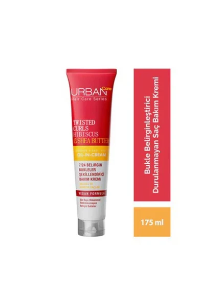 Urban Care Curl Hibiscus ve Shea Durulanmaz Bakım Kremi 175 ml