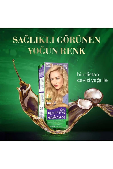Wella Koleston Naturals Saç Boyası 11/7 Vanilya Sarısı - 6