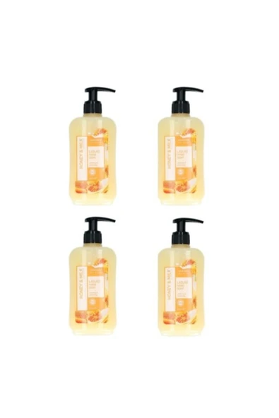 Watsons Sıvı El Sabunu, Bal & Süt - 500 ml X 4 Adet