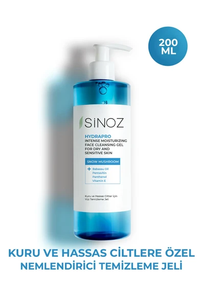 SİNOZ Hydrapro Kuru Ve Hassas Ciltler Için Yüz Temizleme Jeli 200 ml ürün görseli