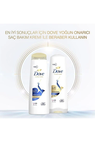 Dove Ultra Care Saç Bakım Şampuanı Yoğun Onarıcı Yıpranmış Saçlar Için 400 Ml - 5