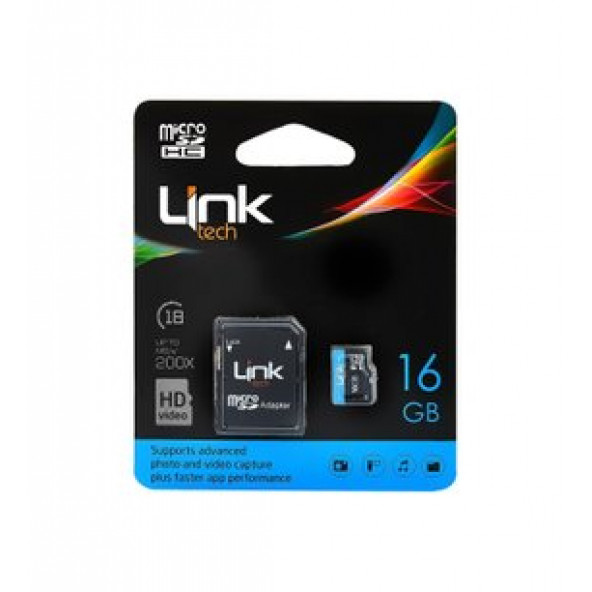 Linktech Micro Sd Adaptörlü Hafıza Kartı16 GB