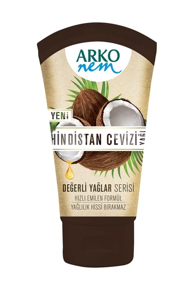 Arko Nem Krem Değerli Yağlar Hindistancevizi 60 Ml