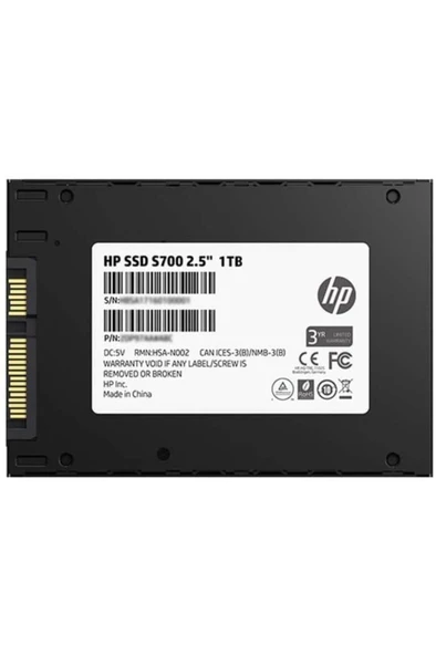 HP S700 6MC15AA SATA 3.0 2.5" 1 TB SSD Teşhir - 3