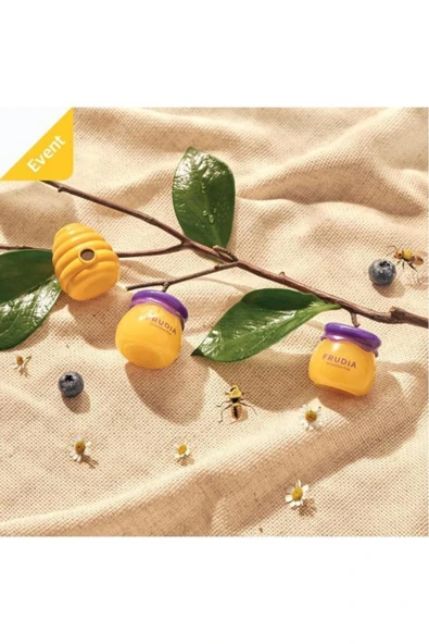 FRUDIA Blueberry Nemlendirici Dudak Balmı 10g - 4