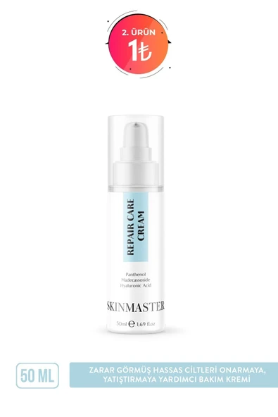 SkinMaster Hassas Ciltleri Onarmaya Ve Yatıştırmaya Yardımcı Bakım Kremi ( Panthenol %5 Madecassoside Ha) - Resim 2