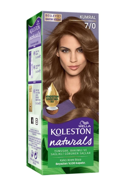 Wella Koleston Naturals Saç Boyası 7/0 Kumral - 3