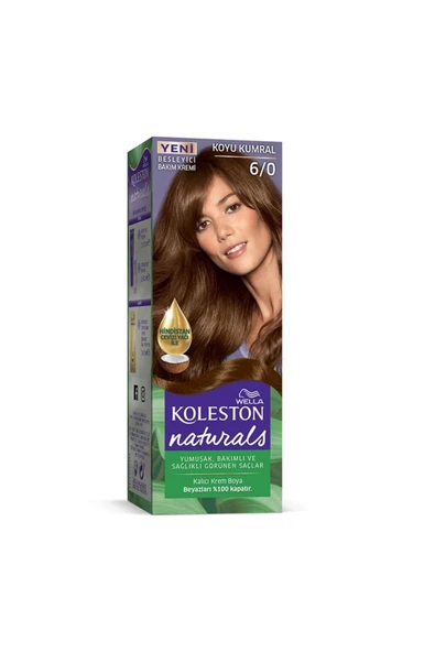 Koleston Naturals Saç Boyası 6/0 Koyu Kumral 2 Adet - 6