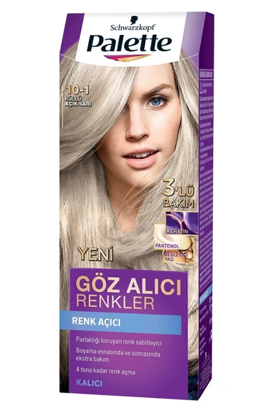 Palette Göz Alıcı Renkler 10-1 Küllü Açık Sarı - 2