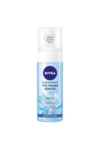NIVEA Yüz Yıkama Köpüğü Canlandırıcı Normal Ciltler 150 ml Derinlemesine Yüz Temizleme Lotus Çiçeği - 2