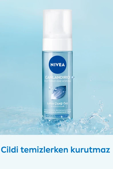 NIVEA Canlandırıcı Yüz Yıkama Köpüğü 150ml, Derinlemesine Temizleme, Nemlendirici, Normal Ciltler - 3
