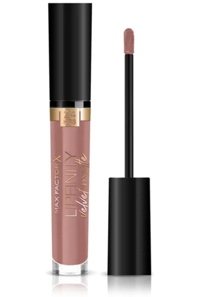 Max Factor Lipfinity Velvet Nemlendirici Uzun Süre Kalıcı Mat Ruj 35 Elegant Brown - 2