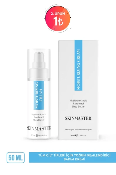 Tüm Cilt Tipleri Için Yoğun Nemlendirici Bakım Kremi Ha %2, Panthenol %5 + Shea Butter